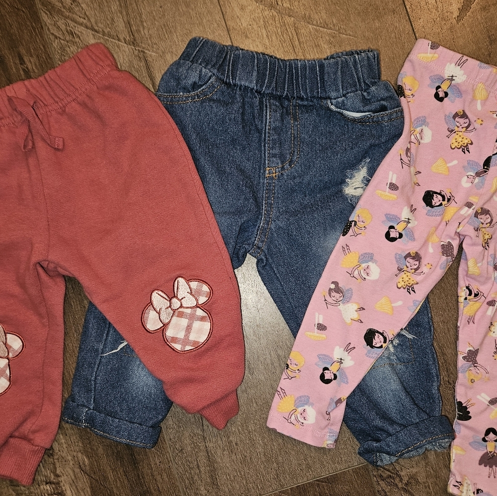 Baby Girl Long Pants Bundle - 12M (16 Pieces)